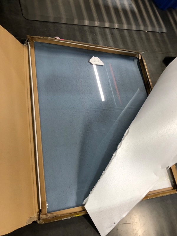 Photo 1 of ***USED***
46" x 55" Chair Mat for Carpet - Office Chair Mat - Tempered Glass Floor Mat for Home/Office/Carpet Clear Computer Floor Mat - with 4 Anti-Slip Pads,Grey 46" x 55" Grey