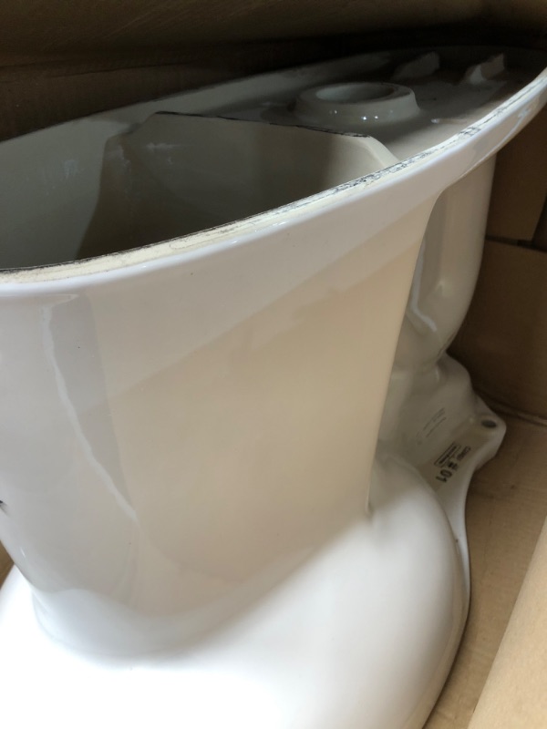 Photo 3 of **PARTIAL SET** TOTO Drake Round TORNADO FLUSH Toilet Bowl with CEFIONTECT, Cotton White - C775CEFG#01