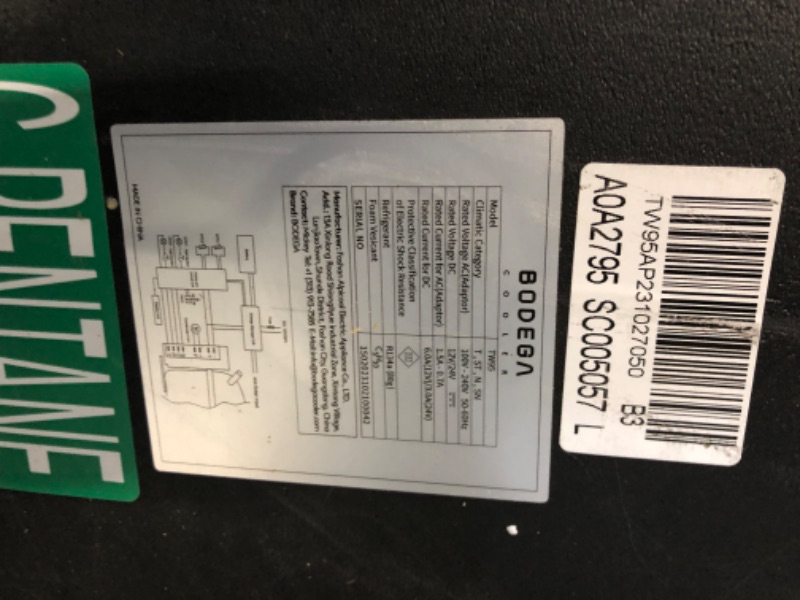 Photo 7 of ***USED - MISSING PARTS - SEE COMMENTS***
Cooler's Color is Black**BODEGACOOLER 12 Volt Car Refrigerator, RV Car Fridge Dual Zone APP Control, Portable Freezer,100 Quart (95L) -4?-68? RV Electric Compressor Cooler 12/24V DC &100-240V AC for Outdoor, Campi