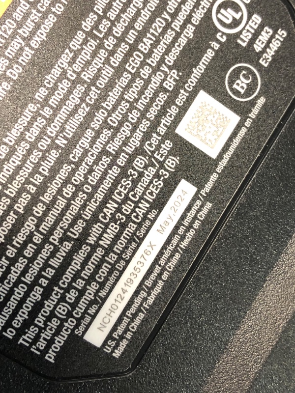 Photo 7 of ***USED - POWERS ON - UNABLE TO TEST FURTHER***
EGO POWERLOAD 56-volt 15-in Telescopic Shaft Battery String Trimmer 2.5 Ah (Battery and Charger Included)
