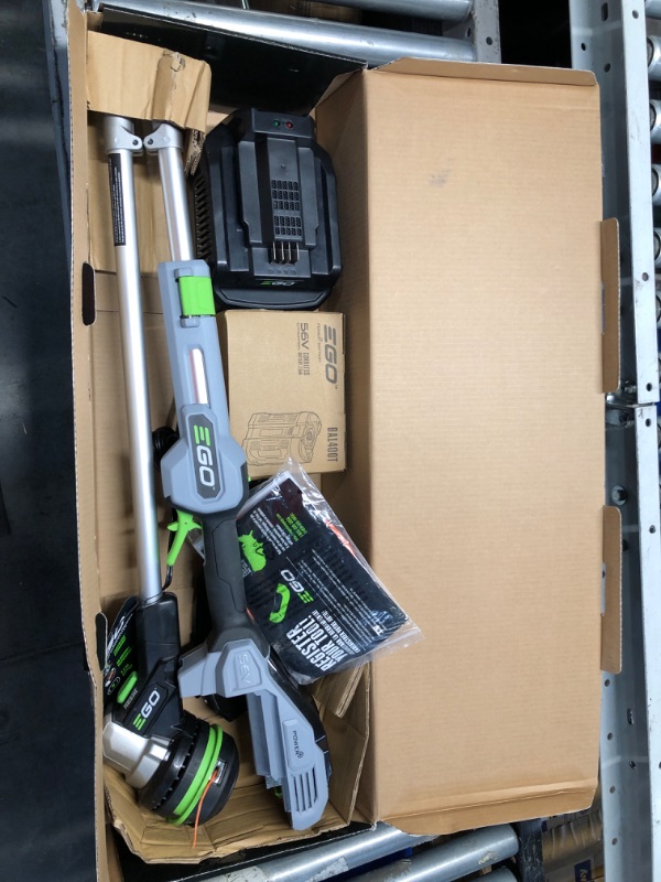 Photo 3 of ***USED - POWERS ON - UNABLE TO TEST FURTHER***
EGO POWERLOAD 56-volt 15-in Telescopic Shaft Battery String Trimmer 2.5 Ah (Battery and Charger Included)
