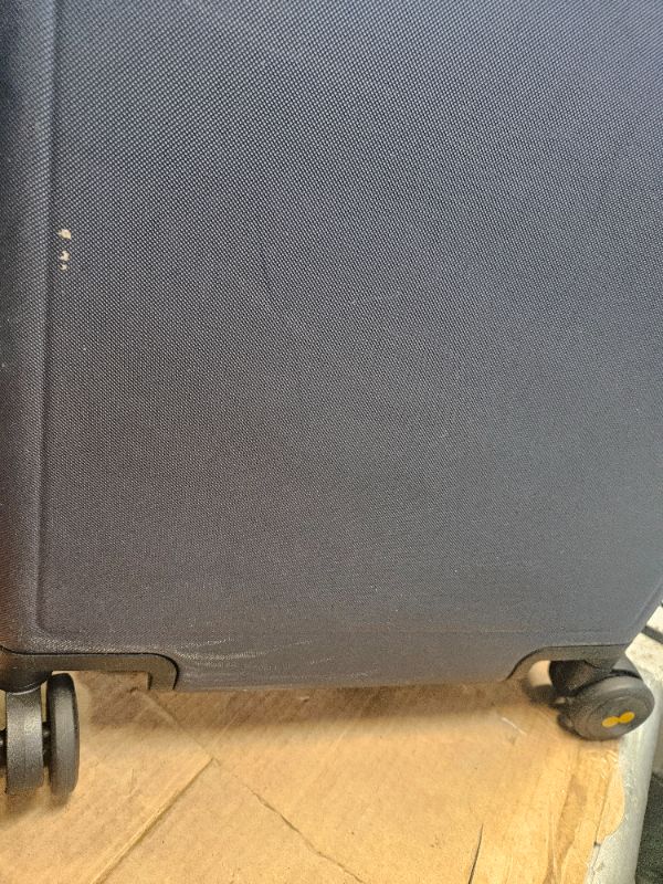 Photo 3 of **MINOR DAMAGE** READ NOTES**
LEVEL8 Elegance Luggage Set, PC Matte Hardshell Suitcases - Navy Blue
