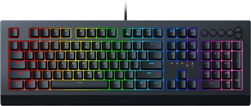 Photo 1 of **USED FOR PARTS ONLY NON-REFUNDABLE**Razer Cynosa V2 Gaming Keyboard: Customizable Chroma RGB Lighting - Individually Backlit Keys - Spill-Resistant Design - Programmable Macro Functionality - Dedicated Media Keys (Renewed)
