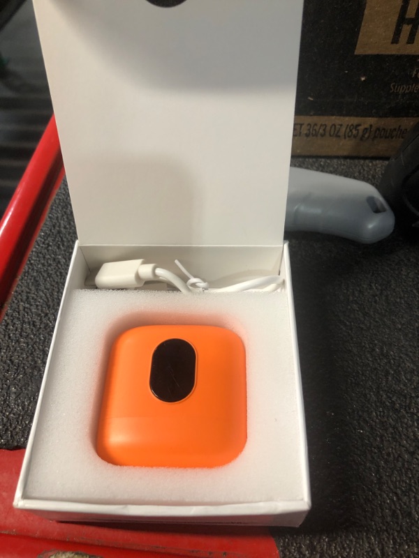 Photo 3 of ***ITEM TESTED FOR POWER, UNABLE TO TEST FURTHER*** Wireless Earbuds Bluetooth 5.3 Earbuds Hi-Fi Stereo, 2024 Ear Buds with 4 ENC Mics, 3g Mini Bluetooth Headphones in Ear, 30H USB-C LED Charging Case, IP7 Waterproof Wireless Earphones, Light Orange