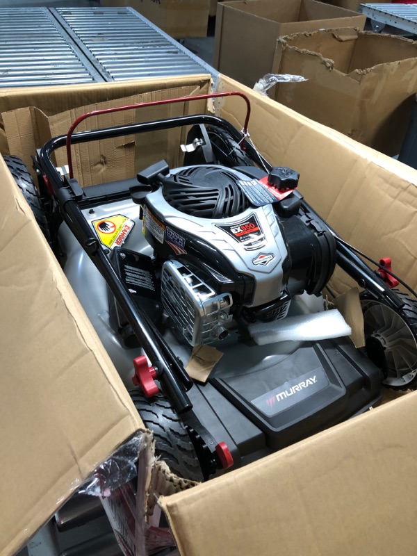 Photo 2 of **missing mulch bag** Murray 21 in. 140 cc Briggs and Stratton Walk Behind Gas Push Lawn Mower with Height Adjustment and with Mulch Bag