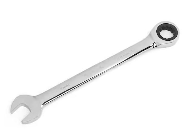 Photo 1 of **broken ratchet side** Husky 24 mm Metric Ratcheting Combination Wrench (12-Point)
