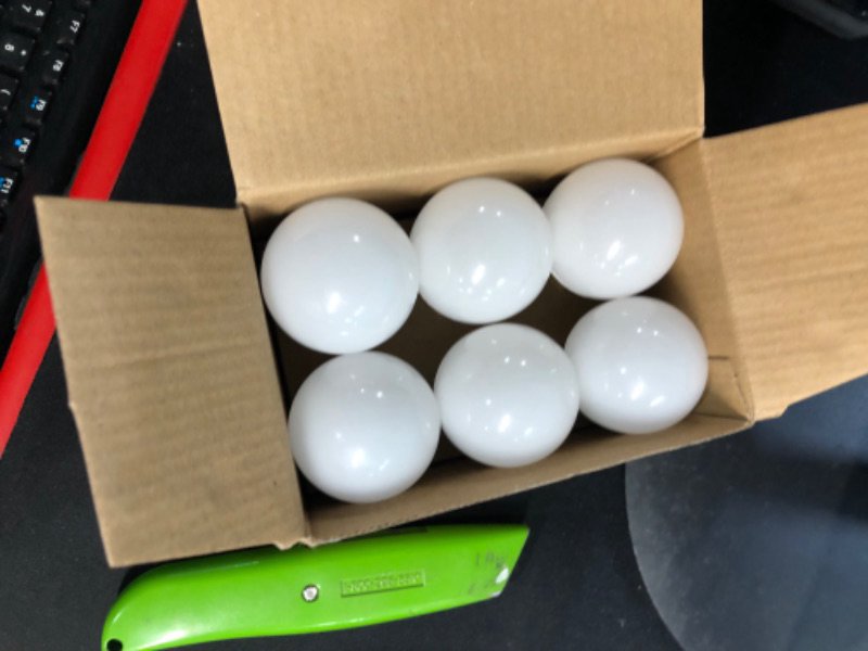 Photo 1 of MAXvolador E12 LED 60W Equivalent Warm White 2700K Ceiling Fan Bulbs, 600LM CRI 85+ Small Base Candelabra Bulbs, 6W Non-Dimmable, Pack of 6
