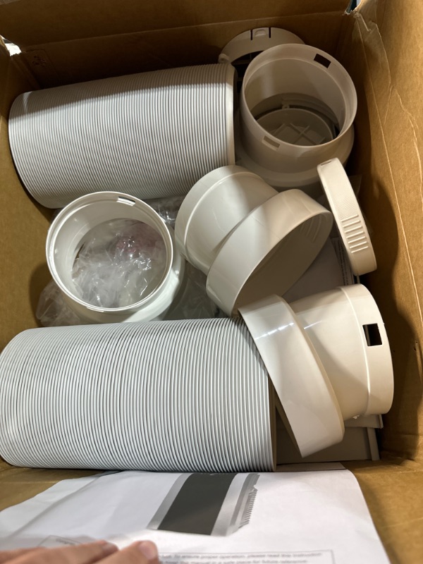 Photo 1 of **USED**
Whynter Portable Air Conditioner 14,000 BTU with Dual Hose Dehumidifier & Cooling Fan for 500 Sq Ft Rooms, Includes AC Unit Window Kit, ARC-14S (9,500 BTU SACC) AC Unit Only