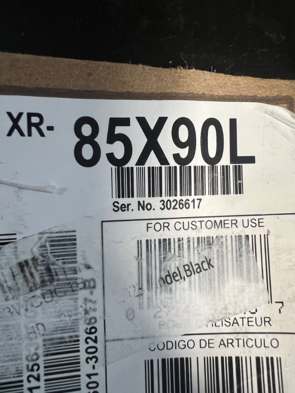 Photo 2 of ***FACTORY SEALED***
Sony 85 Inch 4K Ultra HD TV X90L Series: BRAVIA XR Full Array LED Smart Google TV with Dolby Vision HDR and Exclusive Features for The Playstation® 5 XR85X90L- Latest Model