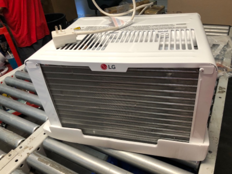 Photo 12 of ***DAMAGED - UNTESTED - SEE COMMENTS***
LG LW8024RSMX Window Conditioner, Wi-Fi Enabled w/Remote, 350 Sq.Ft, 4-Way Air Deflection, 3 Cooling and Fan Speeds, 115V, 8,000 BTU, White