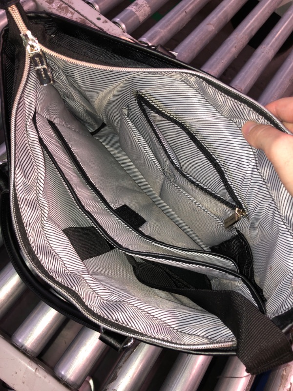 Photo 5 of (READ FULL POST) Kenneth Cole REACTION Chelsea Quilted Chevron 15" Laptop & Tablet Business Tote with Removable Shoulder Strap
