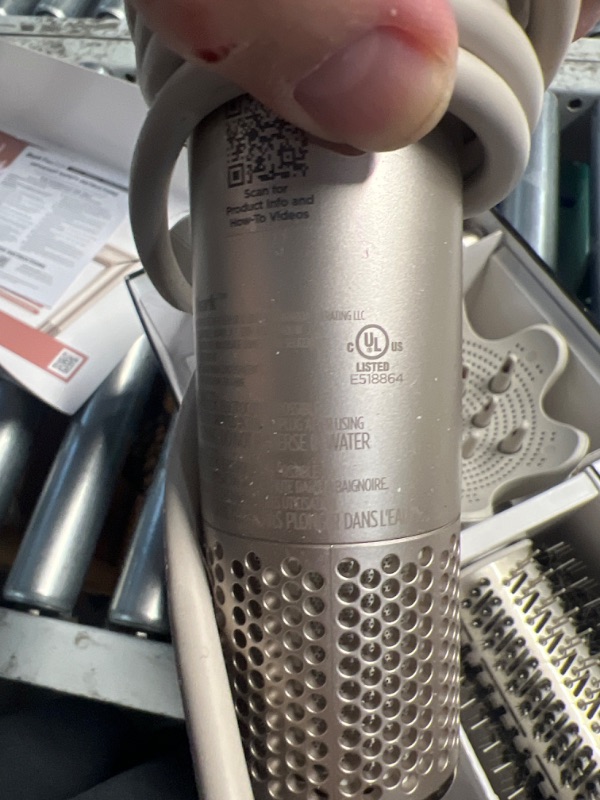 Photo 1 of used**
Shark HD435 FlexStyle Air Styling & Drying System, Powerful Hair Blow Dryer & Multi-Styler with Auto-Wrap Curlers, Curl-Defining Diffuser, Oval Brush, & Concentrator Attachment, Stone Curly & Coily Hair