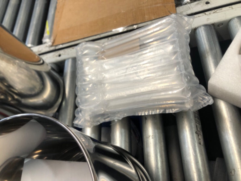 Photo 1 of ***USED - LIKELY MISSING PARTS - UNABLE TO VERIFY FUNCTIONALITY***
2.25G Stainless Steel Gravity-Fed Water Filter System with 2 Black Purification Filter and Metal Spigot, NSF/ANSI 42 Certification, Reduces up to 99% of Chlorine, for Home, Camping, Outdoo