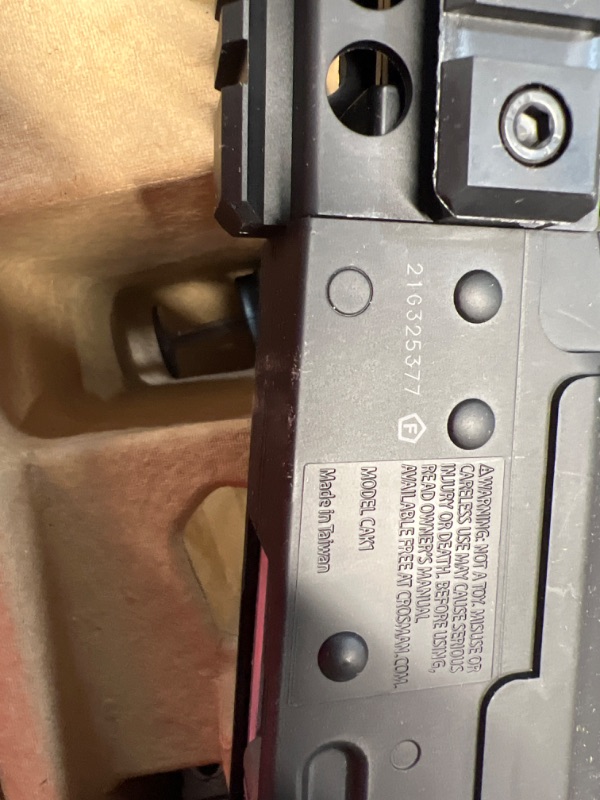 Photo 3 of ***USED - LIKELY MISSING PARTS - UNABLE TO VERIFY FUNCTIONALITY***
Crosman CAK1 Full or Semi-Auto 4.5mm BB Air Rifle