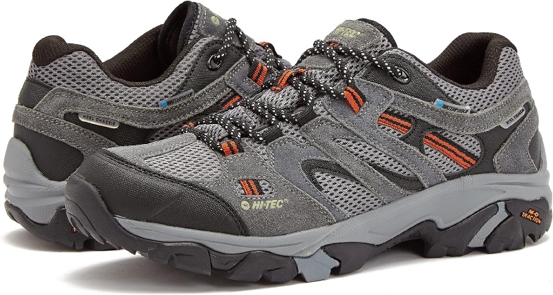 Photo 1 of Hi-Tec Apex e Low WP Waterproof Hiking Shoes for Men, Lightweight Breathable Outdoor Trekking and Trail Shoes-Size 9.5
