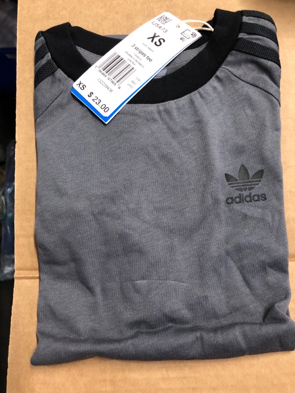 Photo 2 of adidas Originals Kids' Adicolor 3-Stripes T-Shirt-XS