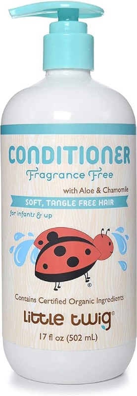 Photo 1 of Little Twig Conditioner, Natural Plant Derived Formula, Fragrance Free, 17 fl oz. 17 Fl Oz (Pack of 1) Fragrance Free