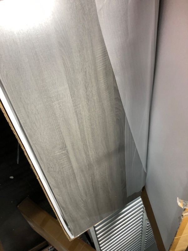 Photo 1 of Safco Mood Rotating Worksurface Standing Desk - Box 2 of 2 - Rectangle Top - 53.25" Table Top Width x 21.75" Table Top Depth - 42.25" HeightAssembly Required - Laminated, Gray - Powder Coated Steel