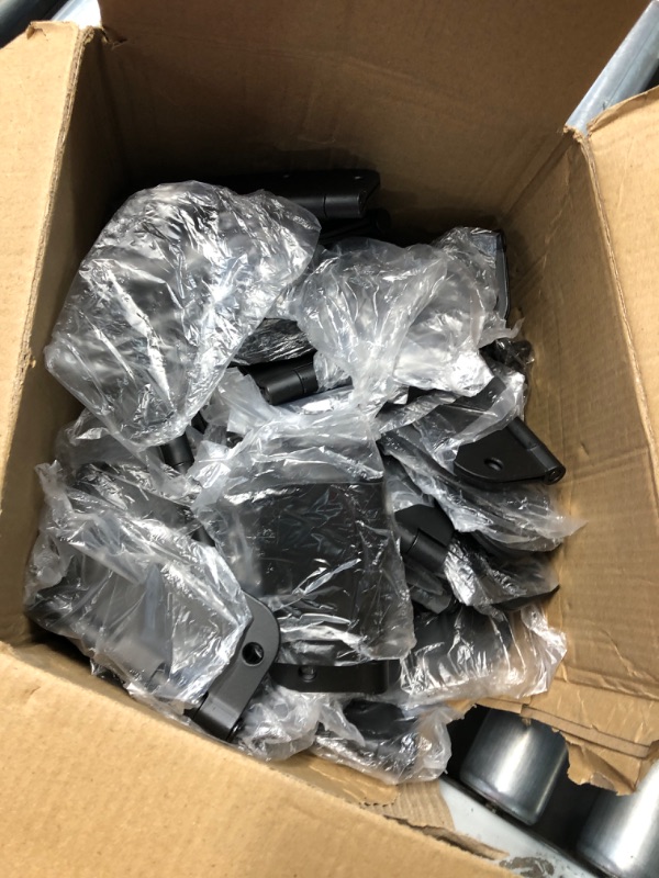 Photo 1 of (READ FULL POST) TDCHINGES Rounded Door Hinges 3-1/2 in x 3.5 inch, 5/8 Radius, Matte Black 3 ½ Inch 42 Pack 42 Pack Matte Black-Rounded