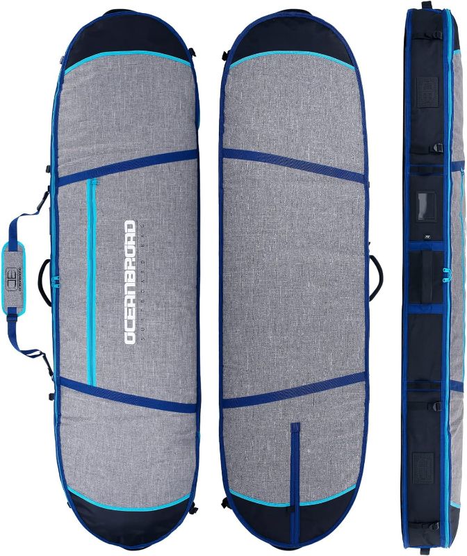 Photo 1 of ***ITEM HAS A CUT OUTSIDE OF BAG***
OCEANBROAD Surfboard Longboard Travel Bag Double for 2 Boards 6'0, 6'6, 7'0, 7'6, 8'0, 8'6, 9'0, 9'6, 10'0
