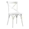 Photo 1 of **damage, crack in wood see pictures**Gear Dining Side Chair in White
