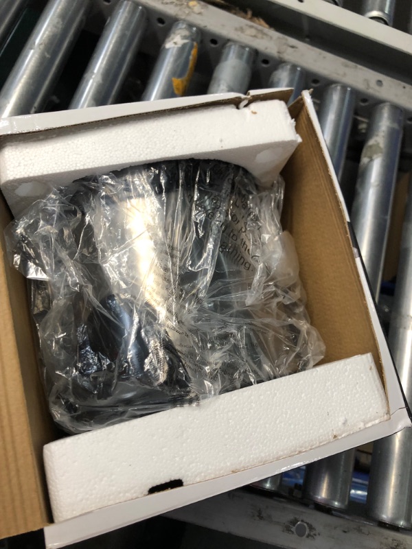 Photo 2 of Chefman Fry Guy Deep Fryer with Removable Basket, Easy-to-Clean Non-Stick Coating and Cool-to-Touch Exterior, Adjustable Temperature Control, 4.2 Cup/ 1 Liter Capacity, Stainless Steel