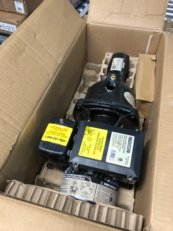 Photo 2 of EVERBILT 3/4 HP Convertible Jet Pump with Ejecter, DP370C