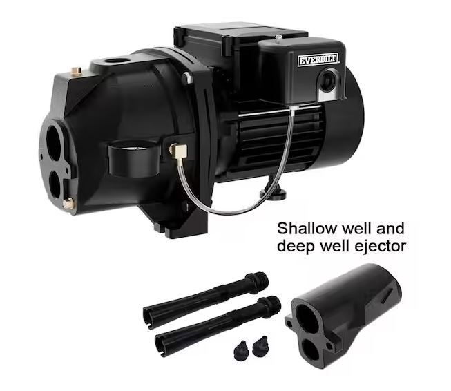 Photo 1 of EVERBILT 3/4 HP Convertible Jet Pump with Ejecter, DP370C