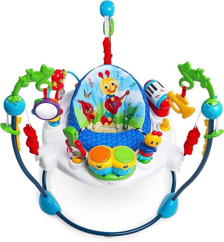 Photo 1 of Baby Einstein Neighborhood Symphony Activity Jumper Infant Entertainer with Lights and Melodies, Age 6 months +, Max weight 25 lbs., Unisex