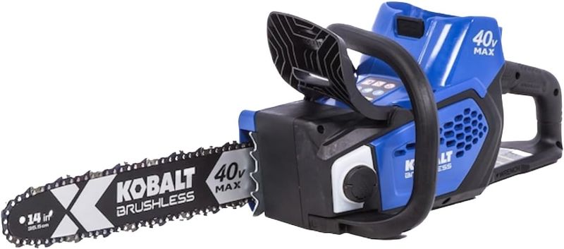 Photo 1 of 
Kobalt 40-Volt 40v Lithium Ion Bare Tool 14-in Cordless Electric Brushless Chainsaw (Battery and Charger Not Included)