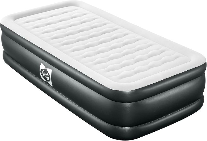 Photo 1 of 
SEALY Tritech 18" Twin-Sized Inflatable Air Mattress Bed with Built-in Pump, Storage Bag, and Repair Patch, for Indoor and Outdoor Use