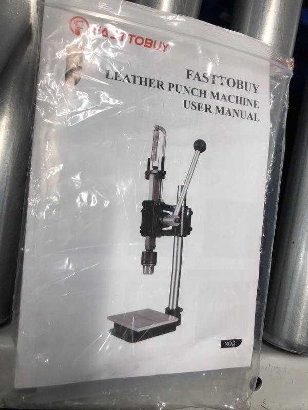 Photo 1 of FASTTOBUY Leather Hole Puncher Hand Punching Machine Manual Press Puncher Punch Tools for DIY Leather Craft 