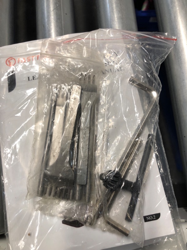 Photo 1 of FASTTOBUY Leather Hole Puncher Hand Punching Machine Manual Press Puncher Punch Tools for DIY Leather Craft 