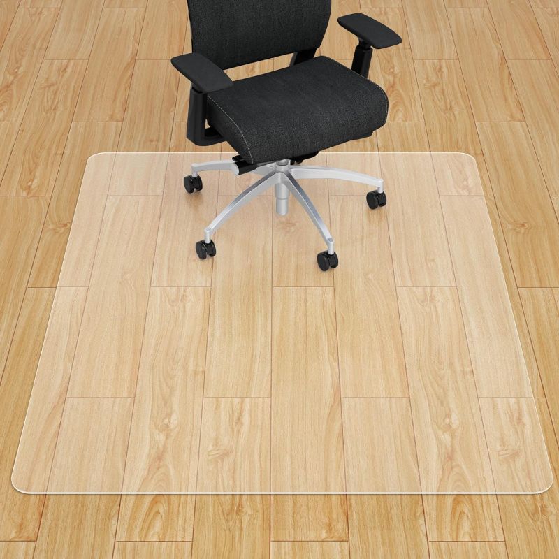 Photo 1 of Stock photo for reference
Clear Chair Mat for Hard Floors, 53'' x 45'' Transparent Floor Mat for Office, Floor Protector Mat for Office, Home 