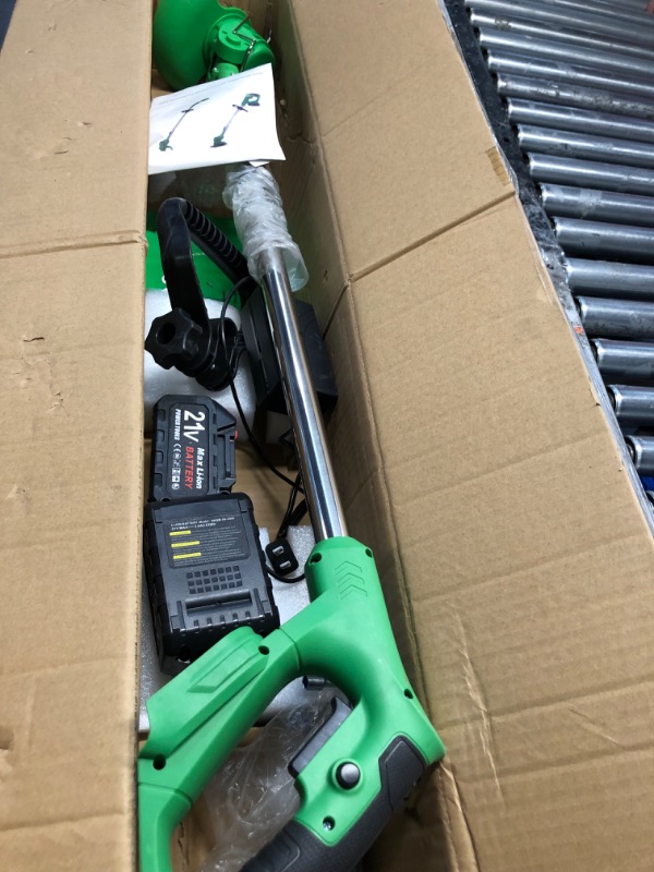 Photo 1 of (used)(incomplete)(see all images) Wacker Cordless Electric Brush Cutter 52 Inch Trimmer