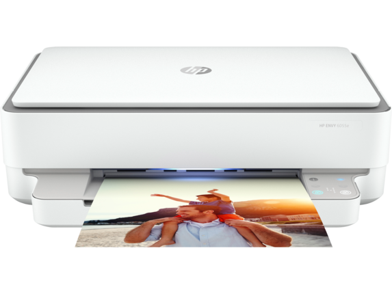 Photo 1 of HP ENVY 6055e All-in-One Certified Refurbished Printer W/ Bonus 6 Months Instant Ink Through HP+