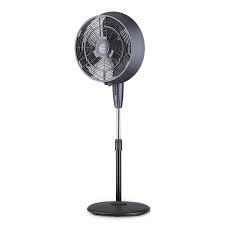 Photo 1 of ***NONREFUNDABLE - NOT FUNCTIONAL - FOR PARTS ONLY - SEE COMMENTS***
NewAir 18 in. 3-Speed Wide-Angle Oscillating Outdoor Misting Fan and Pedestal Fan for Cool Down 500 sq. ft. - Black