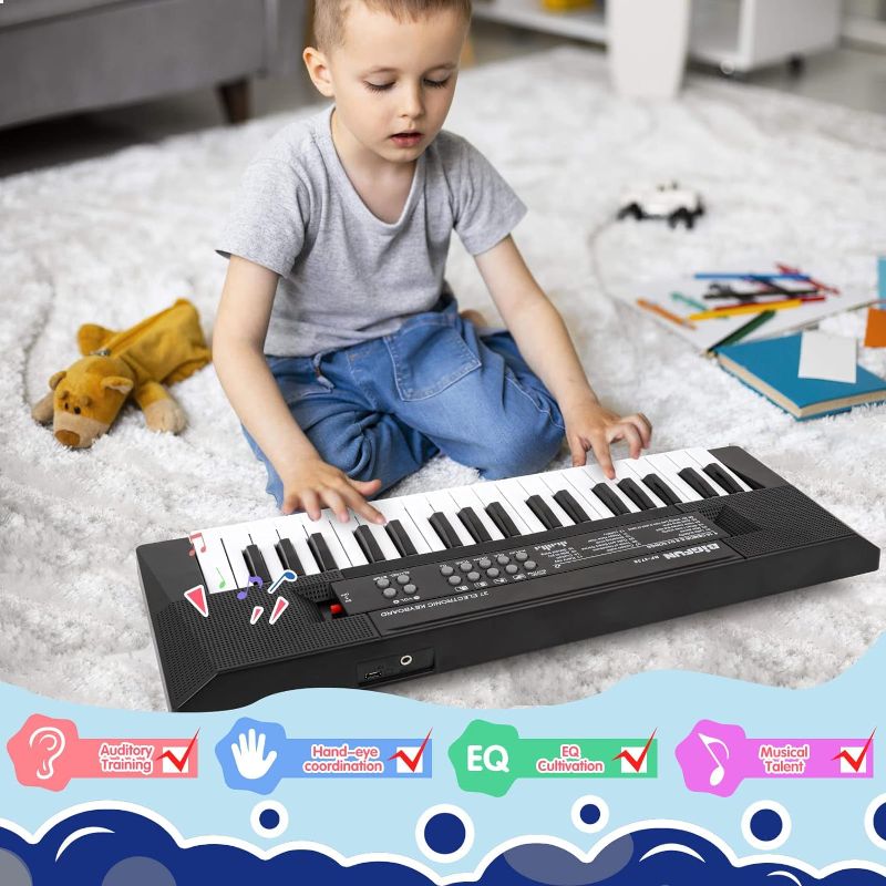 Photo 1 of (READ FULL POST) 37 Key Piano for Kids Electric Piano Keyboard Kids Piano with Microphone Learning Musical Toys for 3 4 5 6 Year Old 