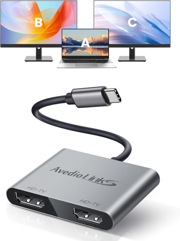 Photo 1 of 
Anker 555 USB-C Hub (8-in-1), with 100W Power Delivery, 4K 60Hz HDMI Port, 10Gbps USB C and 2 A Data Ports, Ethernet microSD SD Card Reader, for MacBook