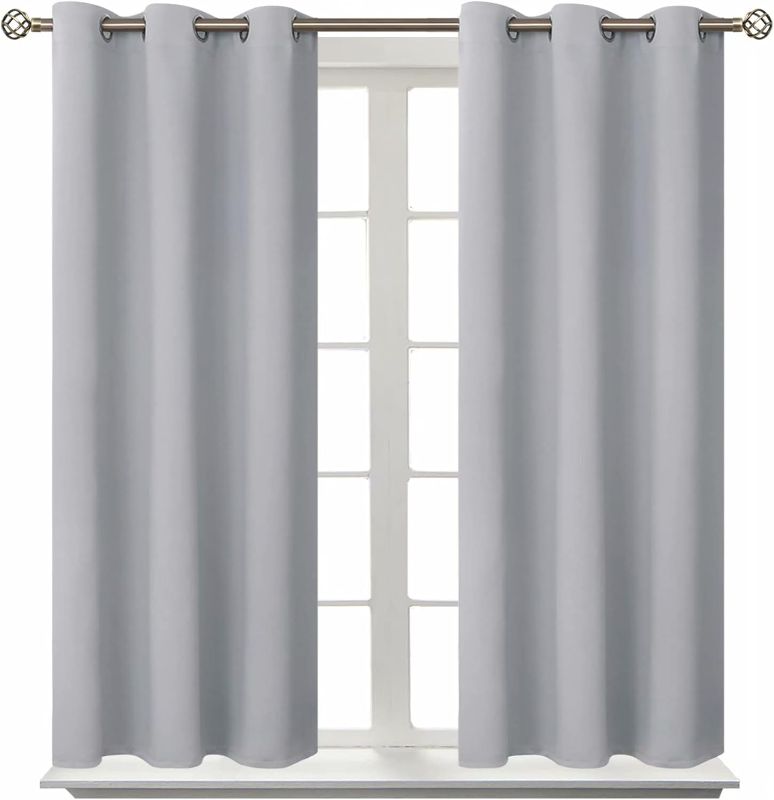 Photo 1 of
BGment Room Darkening Curtains 54 Inches Long - Grommet Thermal Insulated Drapes Window Treatment Curtains for Bedroom, 2 Panels, 38 x 54 Inch, Light Grey