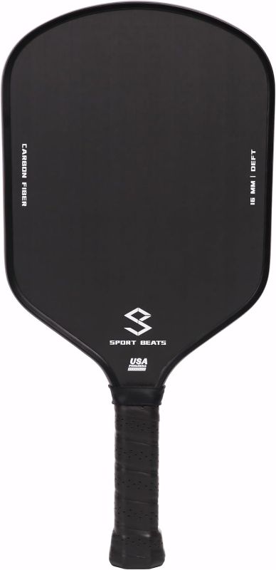 Photo 1 of 
Pickleball Paddles Raw Carbon Fiber USAPA Approved Includes Paddle Cover Unibody Pickleball Rackets