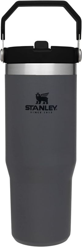 Photo 1 of 
STANLEY IceFlow Stainless Steel Tumbler with Straw, Vacuum Insulated Water Bottle for Home, Office or Car, Reusable Cup with Straw Leak Resistant Flip