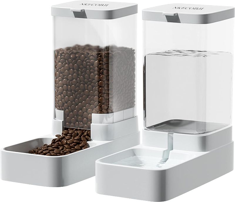 Photo 1 of (see all images) NKECOBJI Gravity Pet Feeder and Water Dispenser Set