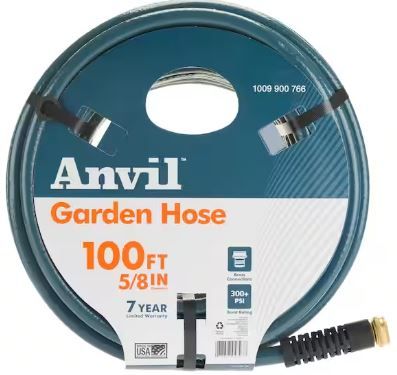 Photo 1 of Anvil 5/8 in. x 100 ft. Medium-Duty Garden Hose