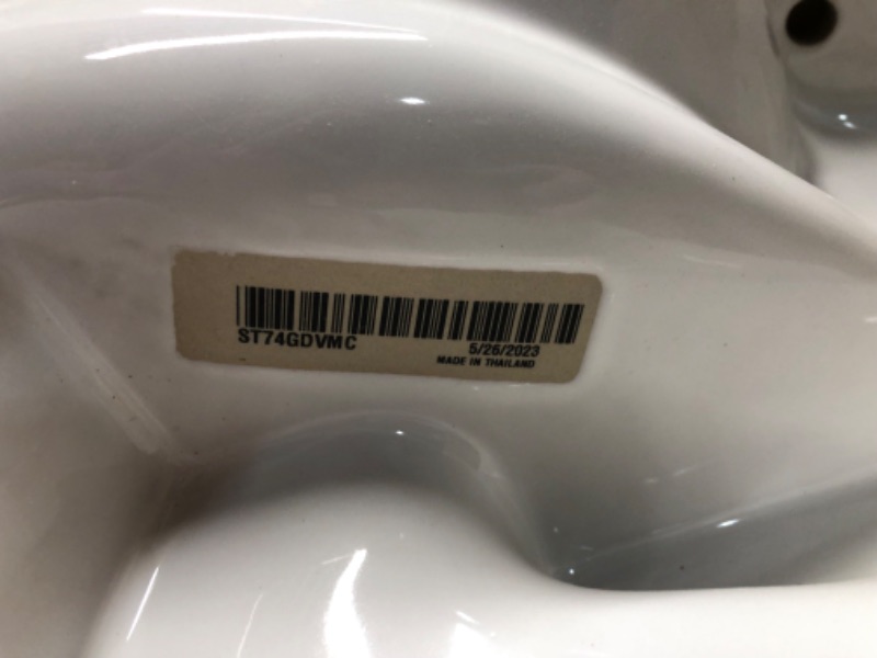 Photo 2 of [NONREFUNDABLE, FOR PARTS/ READ NOTES]
Kohler Highline 1.28 GPF Two-Piece Comfort Height Elongated Toilet - Less Seat