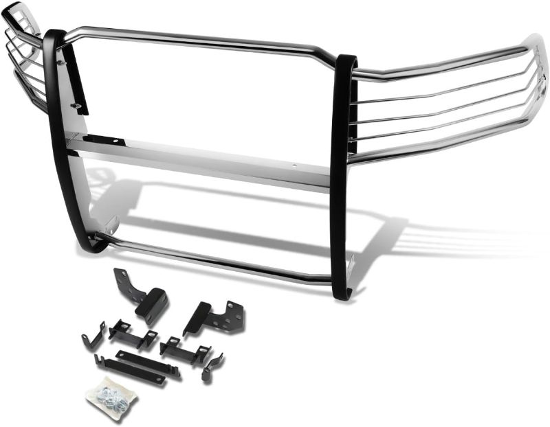 Photo 1 of 
Compatible with Dodge Ram 1500 Pickup Front Bumper Protector Brush Grille Guard (Chrome)