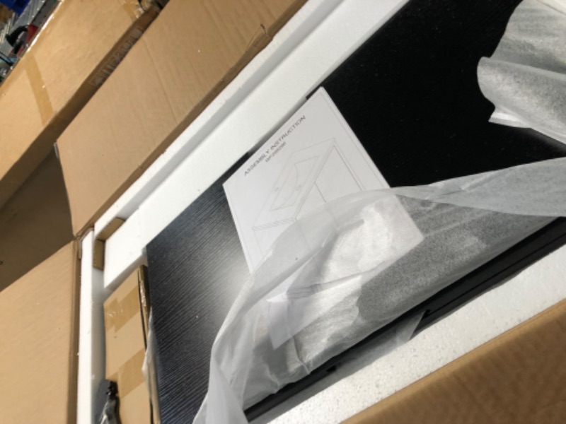 Photo 1 of Merax 30 Inches Bathroom Vanity Set, Combo Freestanding Stand Storage Cabinet and Square Resin Sink Top, Black Black 2 Cabinet