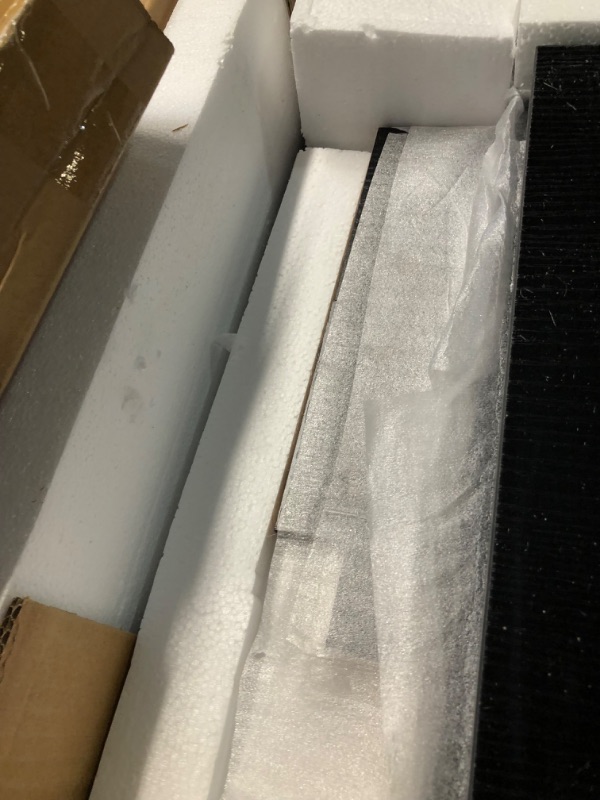 Photo 1 of Merax 30 Inches Bathroom Vanity Set, Combo Freestanding Stand Storage Cabinet and Square Resin Sink Top, Black Black 2 Cabinet