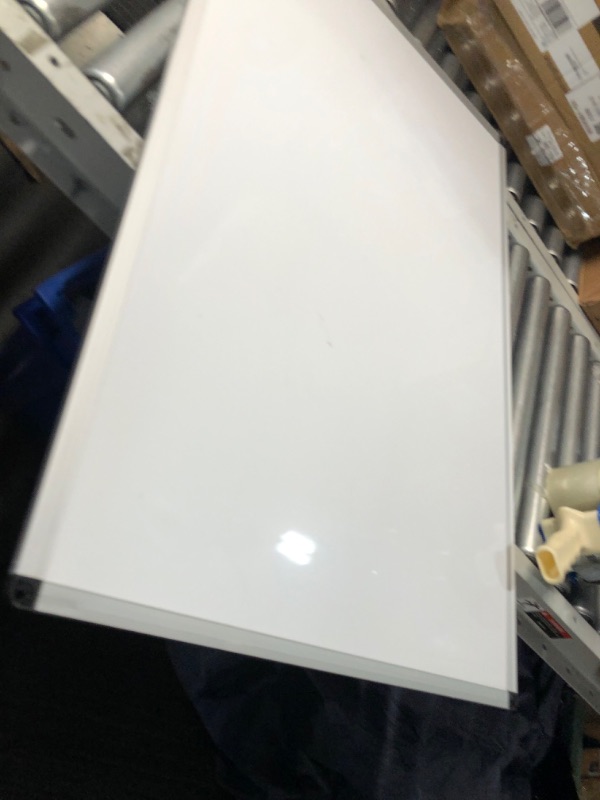 Photo 2 of VIZ-PRO Magnetic Whiteboard/Dry Erase Board, 48 X 36 Inches, Silver Aluminium Frame