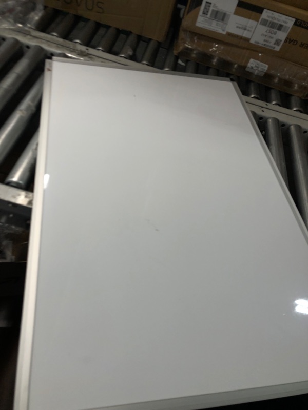 Photo 3 of VIZ-PRO Magnetic Whiteboard/Dry Erase Board, 48 X 36 Inches, Silver Aluminium Frame